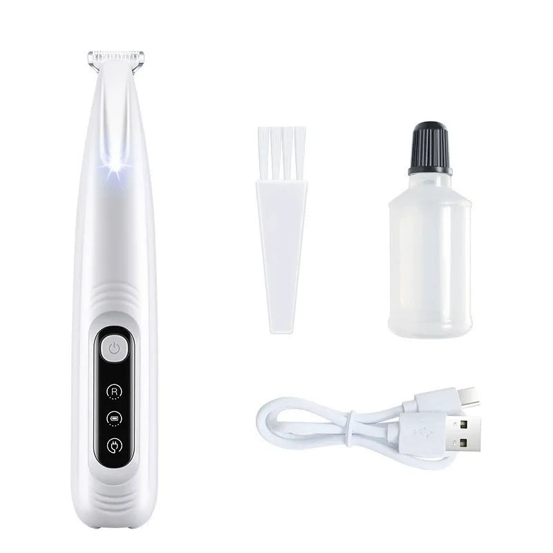 LED Honden- en kattenpoottrimmer – Waterdicht & Draagbaar, 18mm Brede Bladen