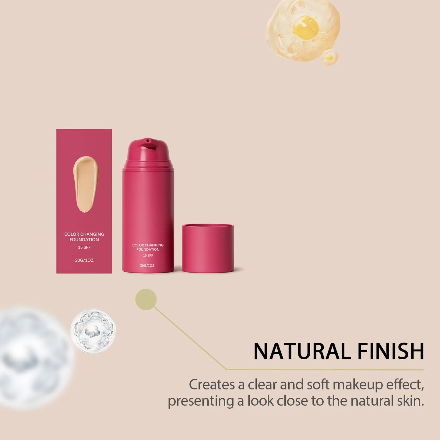 Warm Glow Foundation – Natuurlijke Dekking & Langdurige Stralende Finish