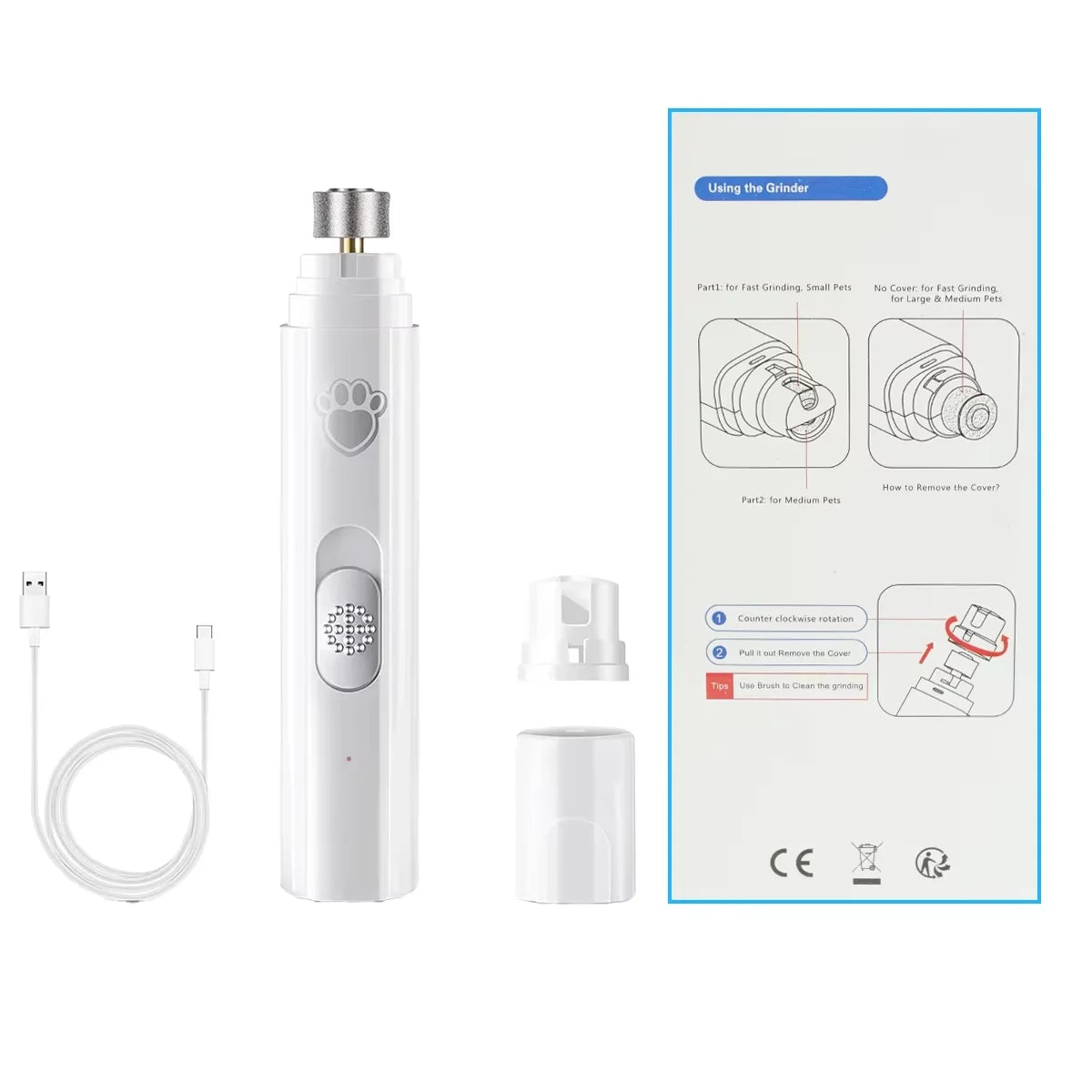 Elektrische Hondennagelvijl