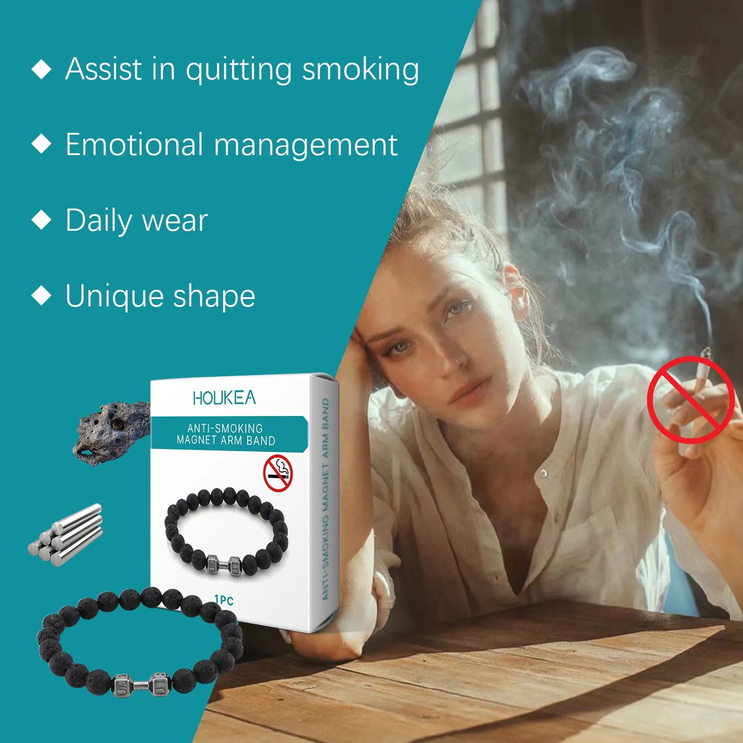 Magneet Armband – Rust & Ondersteuning bij Gewoontes