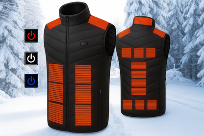 Verwarmde bodywarmer - dames en heren