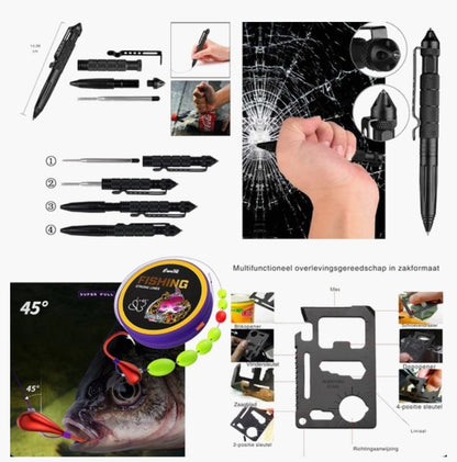 Complete Survival & EHBO Set – Outdoor Noodkit voor Camping & Avonturen