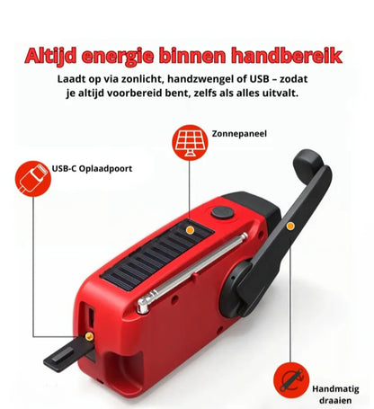 Multifunctionele Noodradio