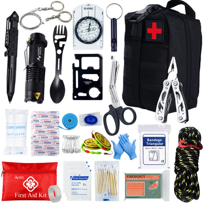 Complete Survival & EHBO Set – Outdoor Noodkit voor Camping & Avonturen