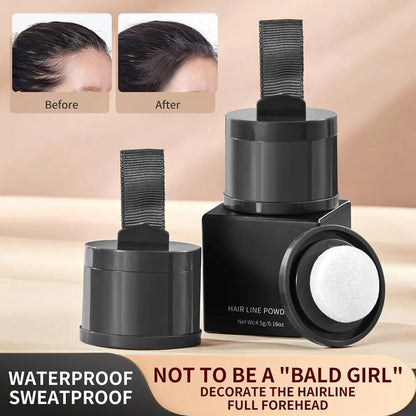 Haarlijn Cover-Up Poeder – Camoufleert Grijze Uitgroei & Dunner Haar Direct