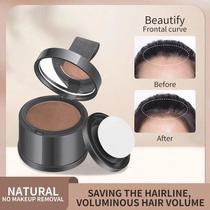 Haarlijn Cover-Up Poeder – Camoufleert Grijze Uitgroei & Dunner Haar Direct