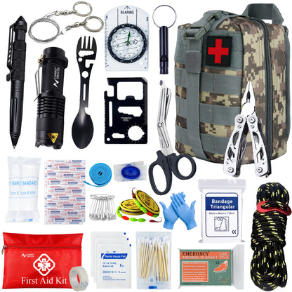Complete Survival & EHBO Set – Outdoor Noodkit voor Camping & Avonturen