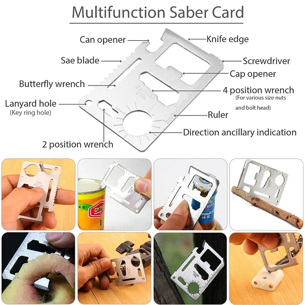 14-delige Survival Noodkit – Tactical Outdoor Set