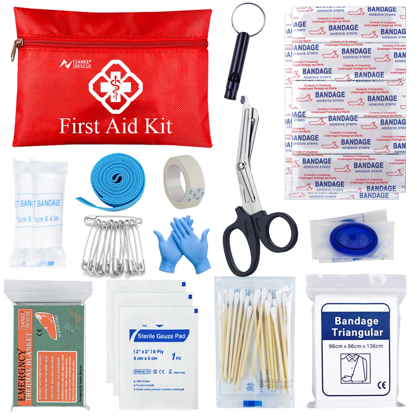 Complete Survival & EHBO Set – Outdoor Noodkit voor Camping & Avonturen