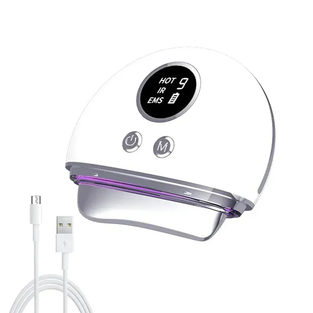 EMS Guasha Massager 4-in-1 – LED Face Lifting