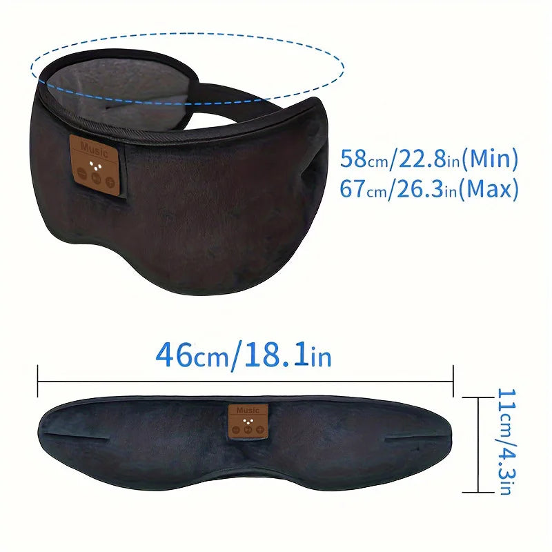 Draadloos Bluetooth slaapmasker