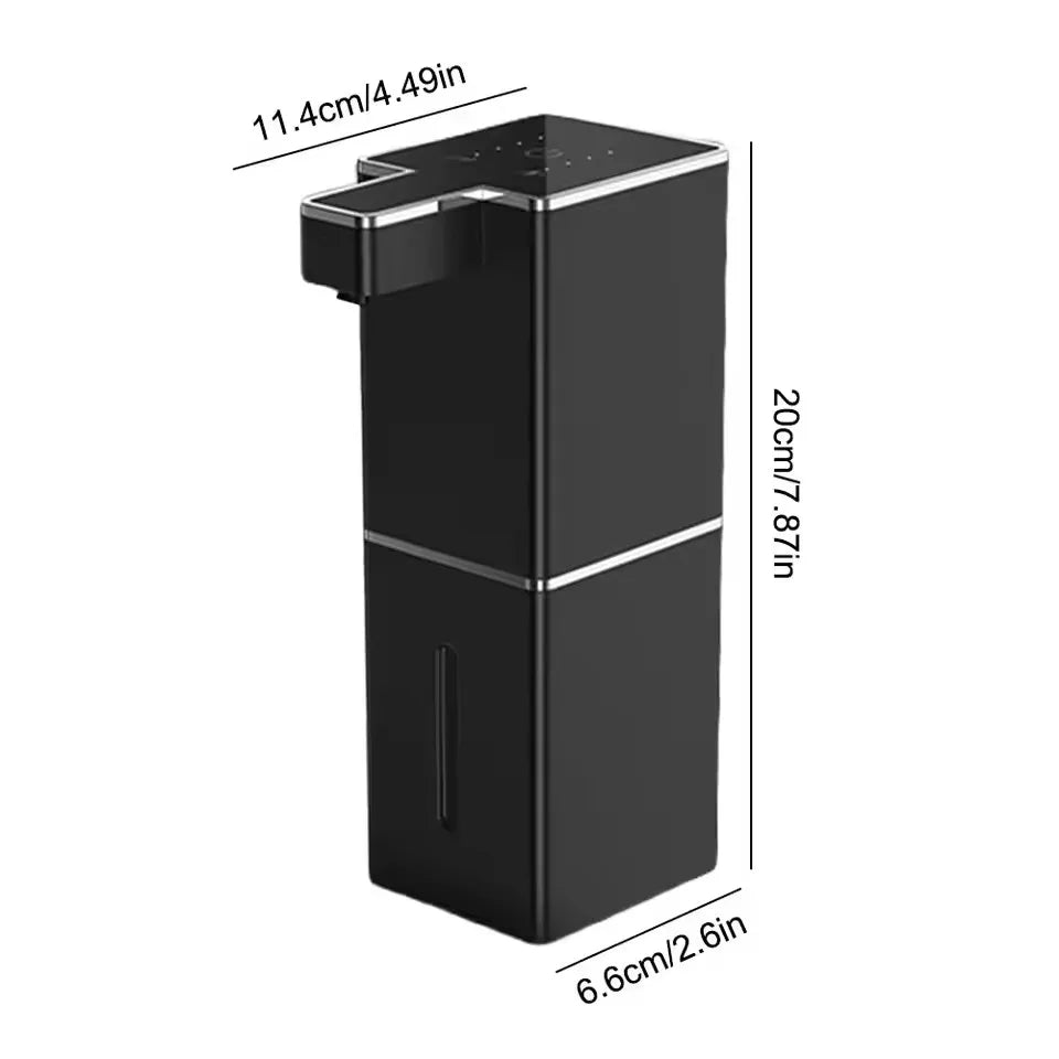 Touchless Automatische Zeepdispenser 380ML – Sensor, USB-Oplaadbaar (Foam/Gel, Vrijstaand & Wandmontage)