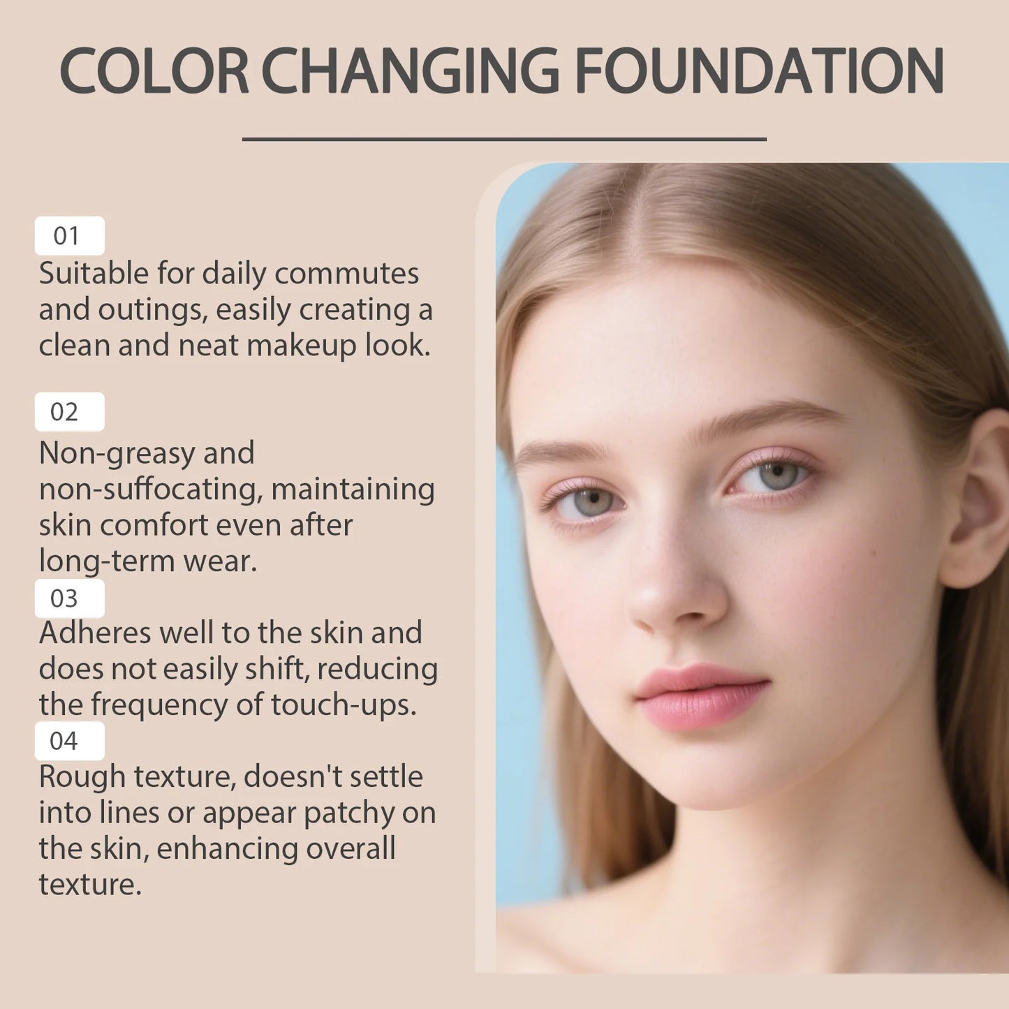 Warm Glow Foundation – Natuurlijke Dekking & Langdurige Stralende Finish